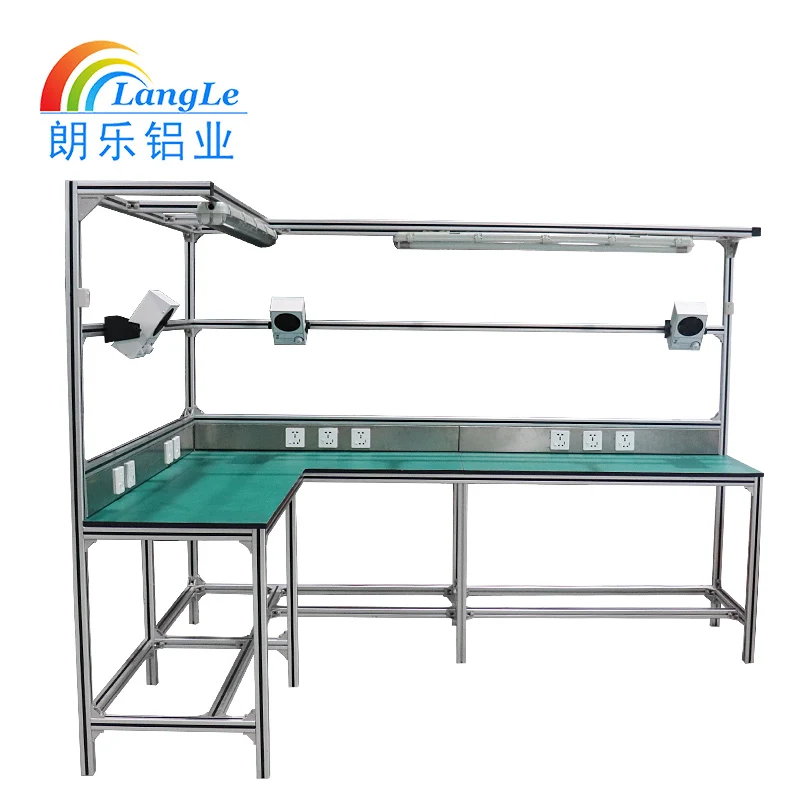 Industrial Workbench and Work Table by Lean Tube or Aluminium Profile for Workshop