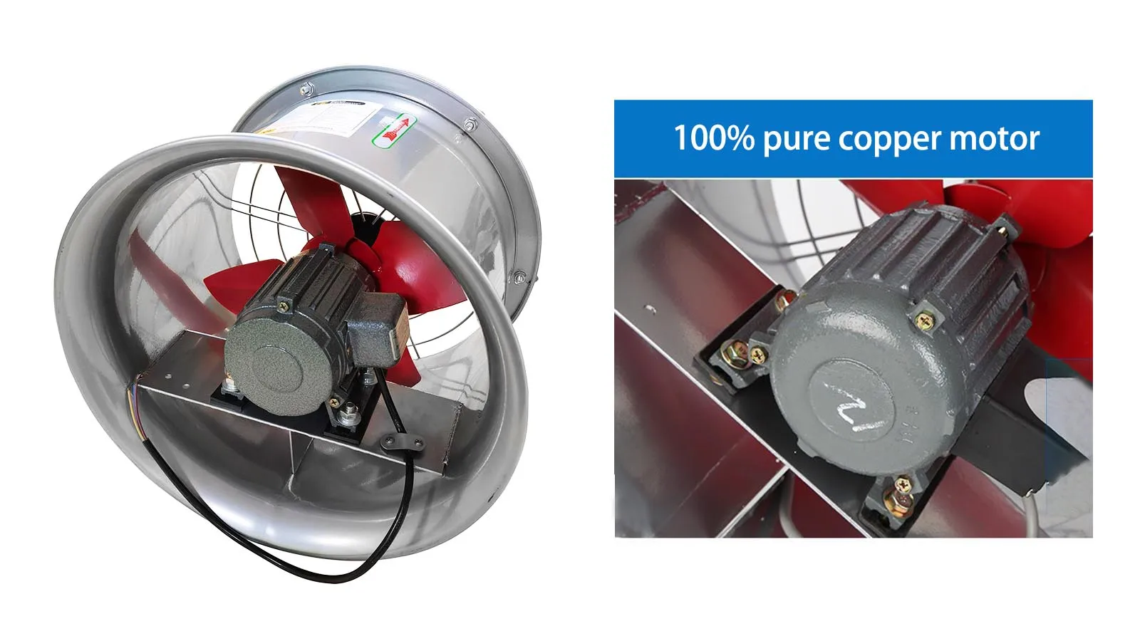 Speed Super Industrial Fan, Axial, 110V, Stainless Steel - detail 16