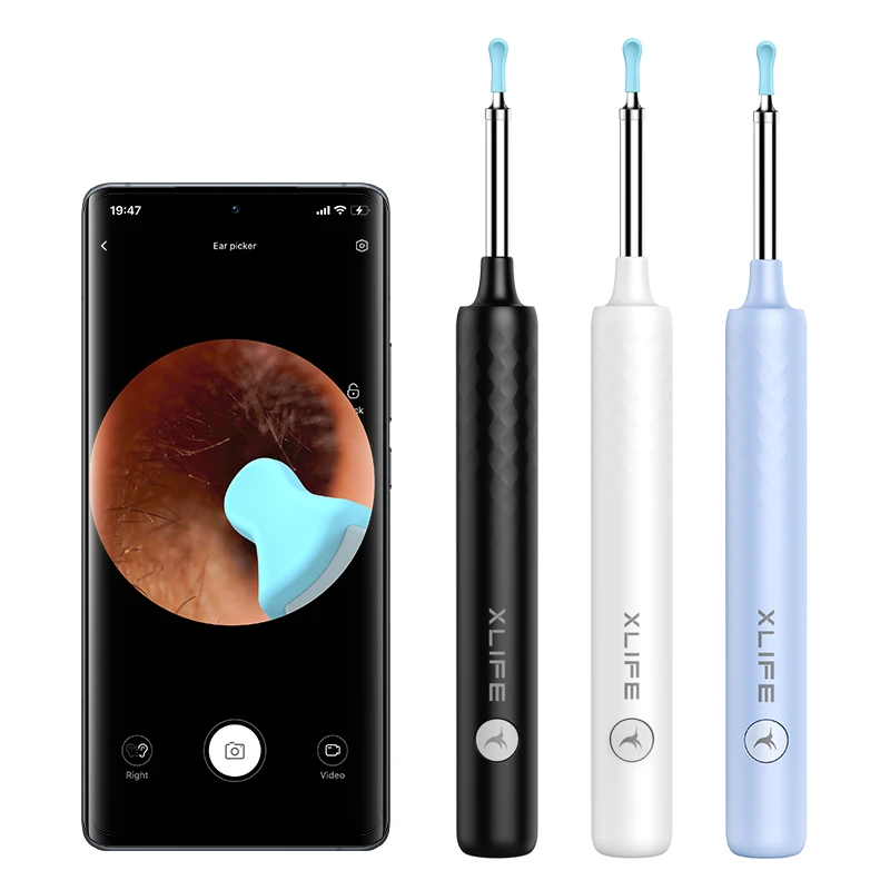 WIFI Smart Visual Ear Sticks Endoscope Mini Camera Earpick Ear Cleaner Wireless Otoscope Health Care Ear Wax Cleaning