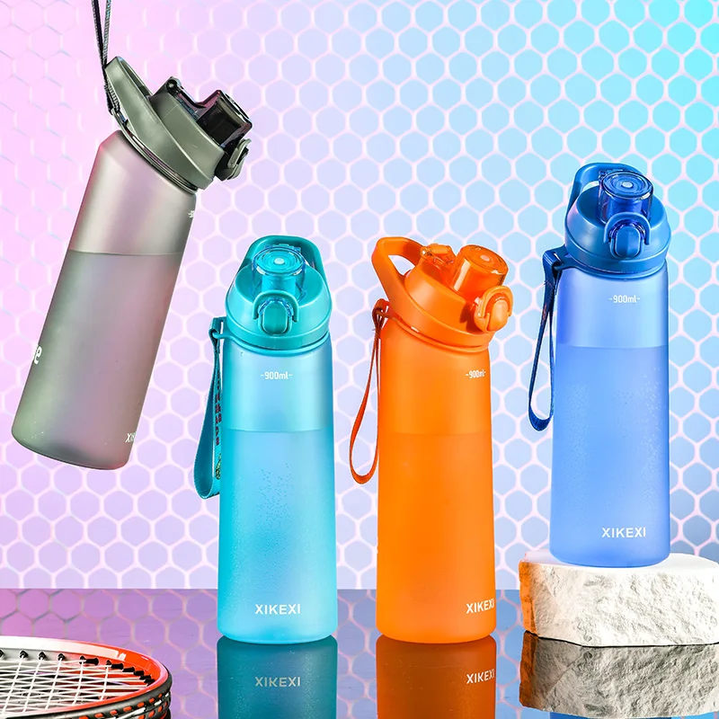 Gourde De Sport 1 L Avec Paille Sans Bpa - Bouteille D'Eau Motivante