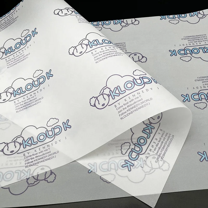 Foil Logo Custom Printing A3 A4 A5 Translucent Tracing Paper Vellum