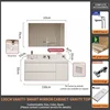 130Domestic Durasein Integrated Basin + Smart Mirror Cabinet