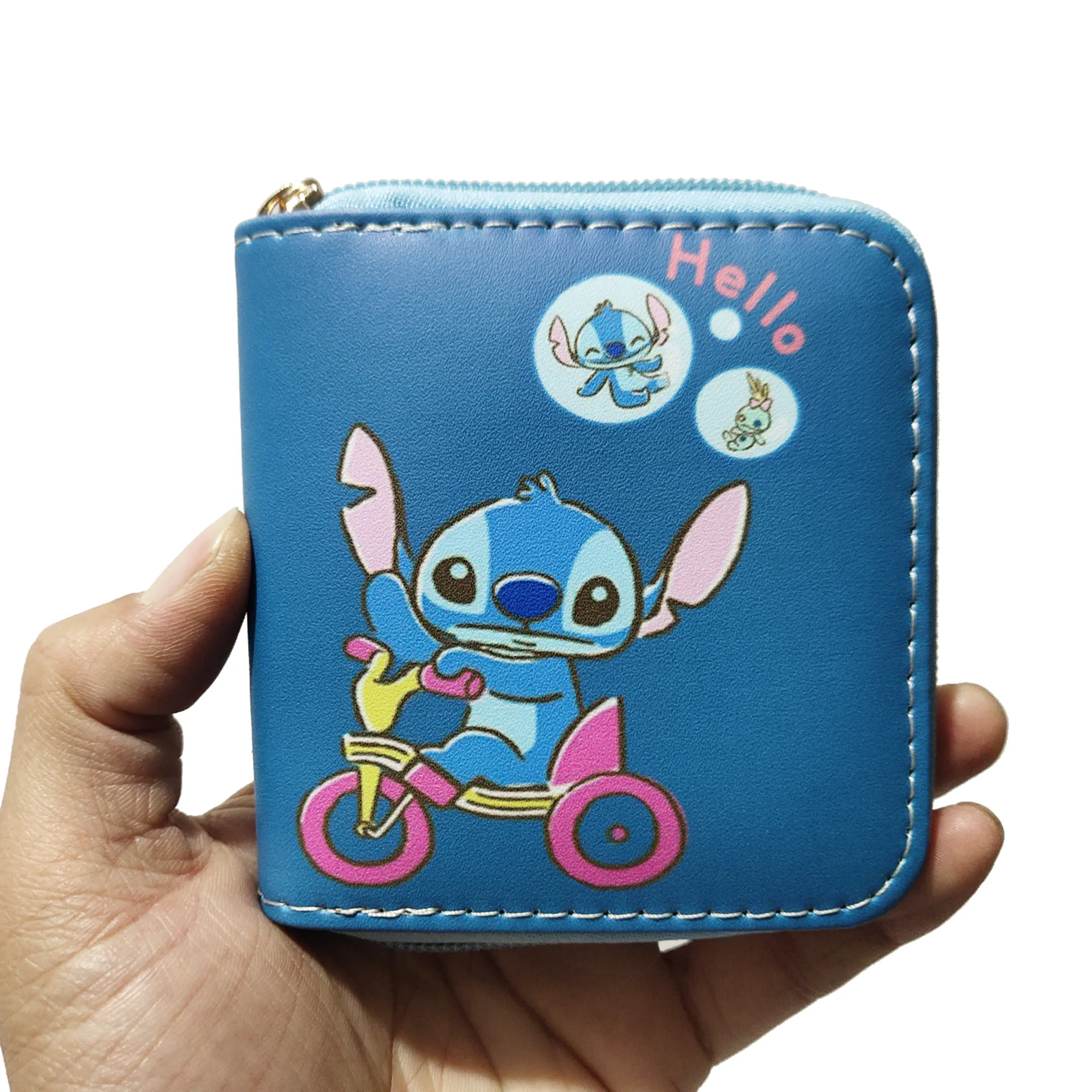 Disney Cars wallet Blue Children Boys Girls Wallet Kids Cartoon Coin Purse 