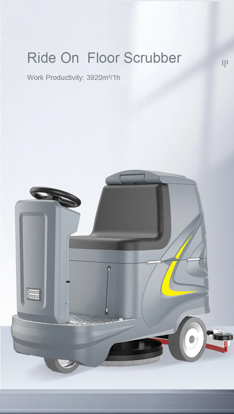 Floor Washing Cleaning Scrubber Machine fully Automatic Floor Cleaning Machine garage Cleaning Machine