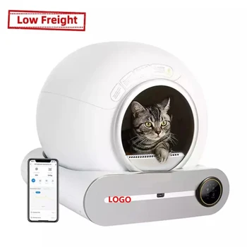 Smart Quick Self Cleaning Big Cat Toilet Automatic APP Remote Control Auto Cat Litter Box