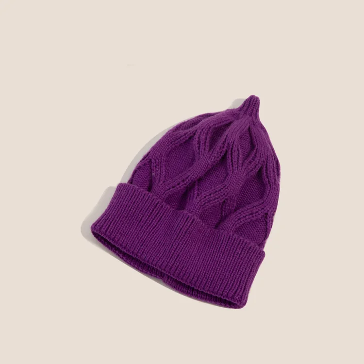 2022 оптовая продажа, разноцветные милые теплые вязаные детские шапки Добби, детские шапки