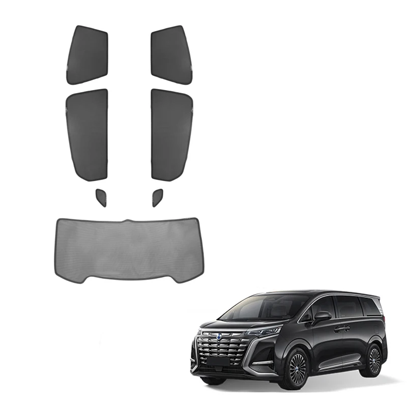 Car Window Sunshade For BYD Denza D9 Sun Rain Visor Sun Rain Shield Wind Deflector Interior Accessories