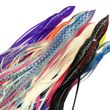 Saltwater Trolling Artificial Soft Bait Fishing Lure Resin Silicone Midwater Bait for Bass Pike Cod Carp Perch Mackerel Skirts – Soft Lure – view 2