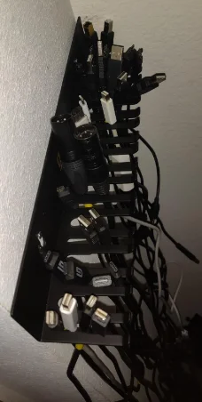 Frameworks Wall Mountable Cable Hanger and Organizer