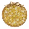 Yellow Firework Glass Beads