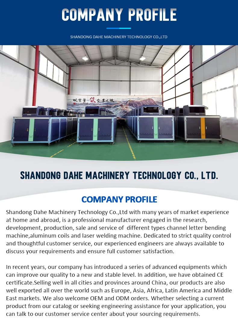 DH-5150 Automatic 3D Channel Letter Bending Machine for Advertising Acrylic Led Sign Aluminum Profile Coil Trim Bender Tools