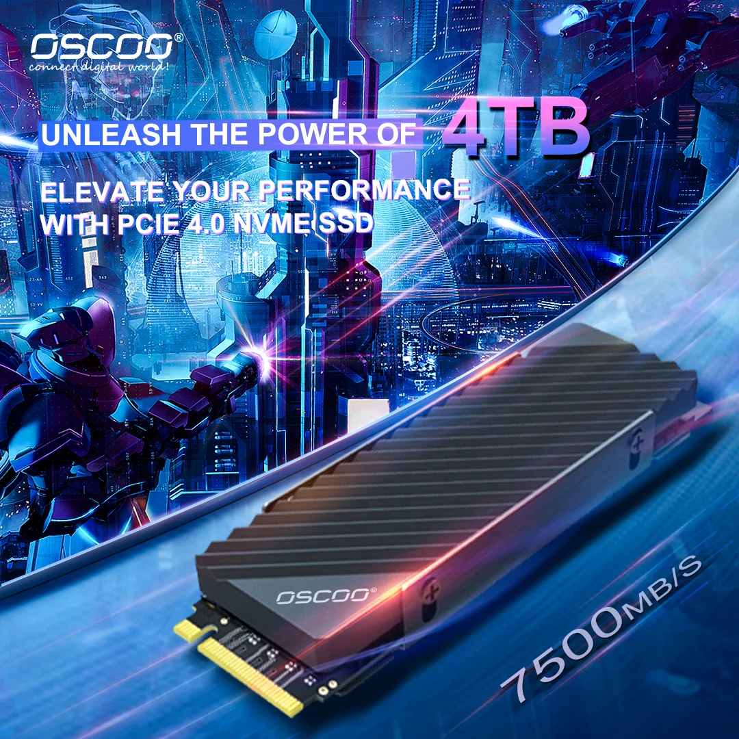 OSCOO SSD Gaming ON1000PRO SSD PS5 m.2 NVMe Gen4 – Tinzshop