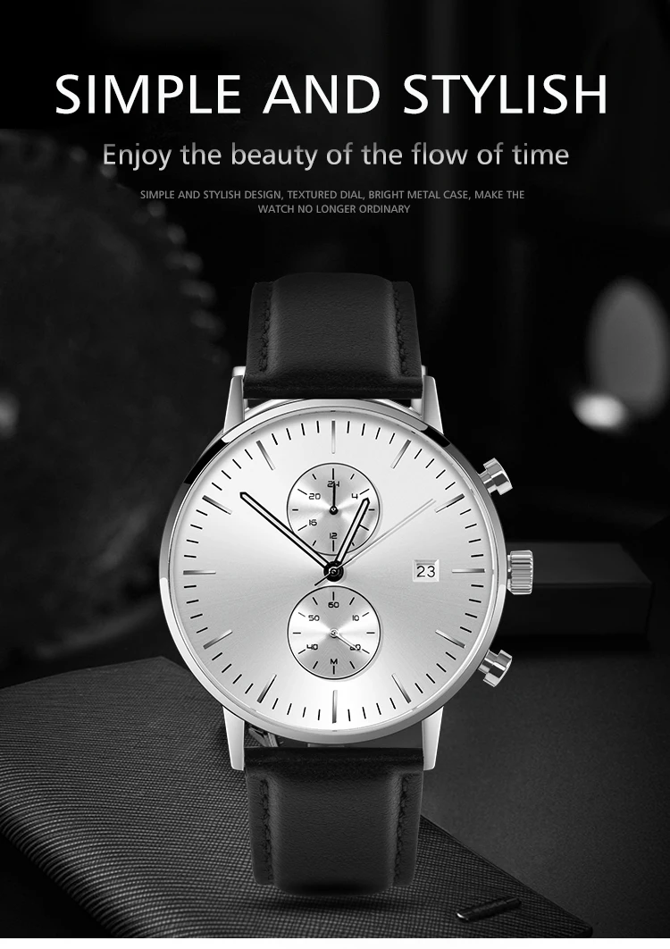 2022 Logo Hop Relogio Wristwatch Clock Strap Plated Business Sports