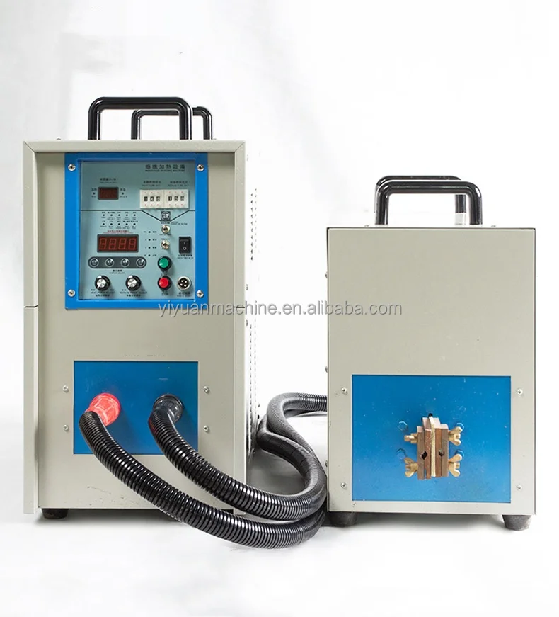 15KW High Frequency Induction Heater Furnace - 30-80KHz, 220V, 40°C-2000°C For Metalworking, Jewelry, Forging