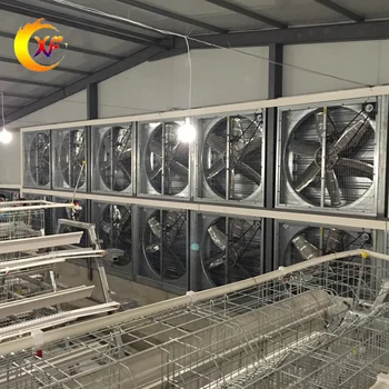 Automatic Industrial Ventilation 50 Inch Exhaust Fans Square Push-pull Negative Pressure Fan Factory Exhaust Fan