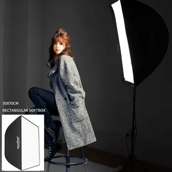 Godox 24" X 35"/ 60cm X 90cm Umbrella Rectangle Portable Soft Box Reflector for Softbox Photography Studio Speedlite Flash detail image