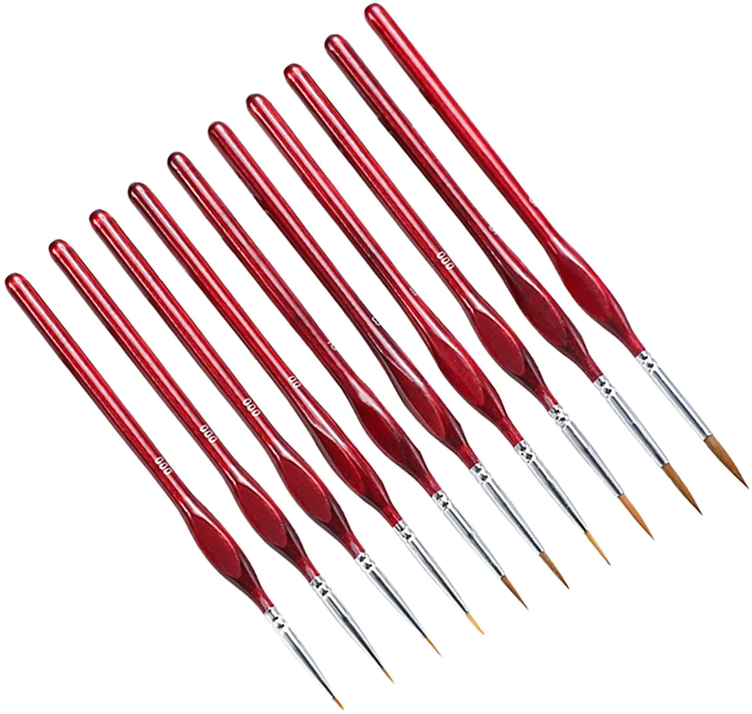 Professional Detail Paint Brushes Set, Miniature Fine Lines