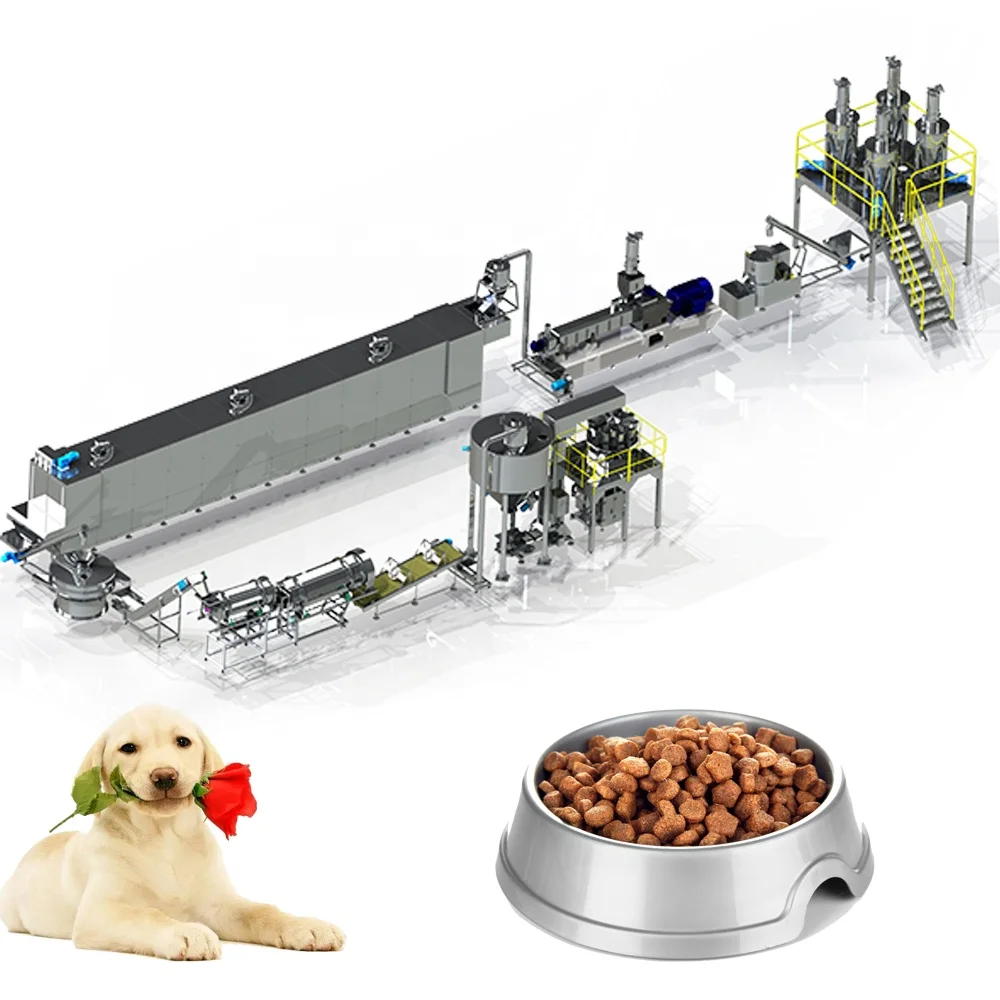 Animal Feed Pet Food Manufacturers Dry Pet Food Extruder Machine