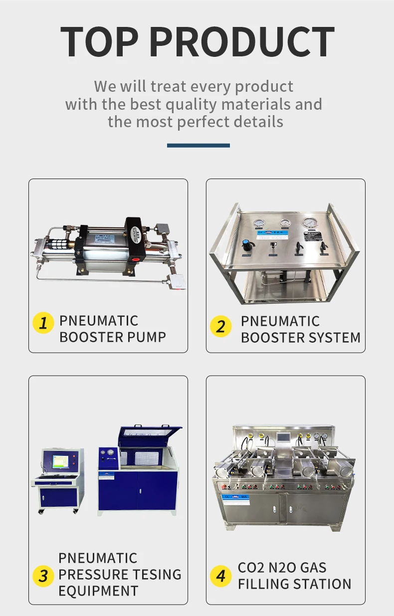 High Pressure Co2 Booster Pump Air Driven Gas Filling Pump - Buy Air ...