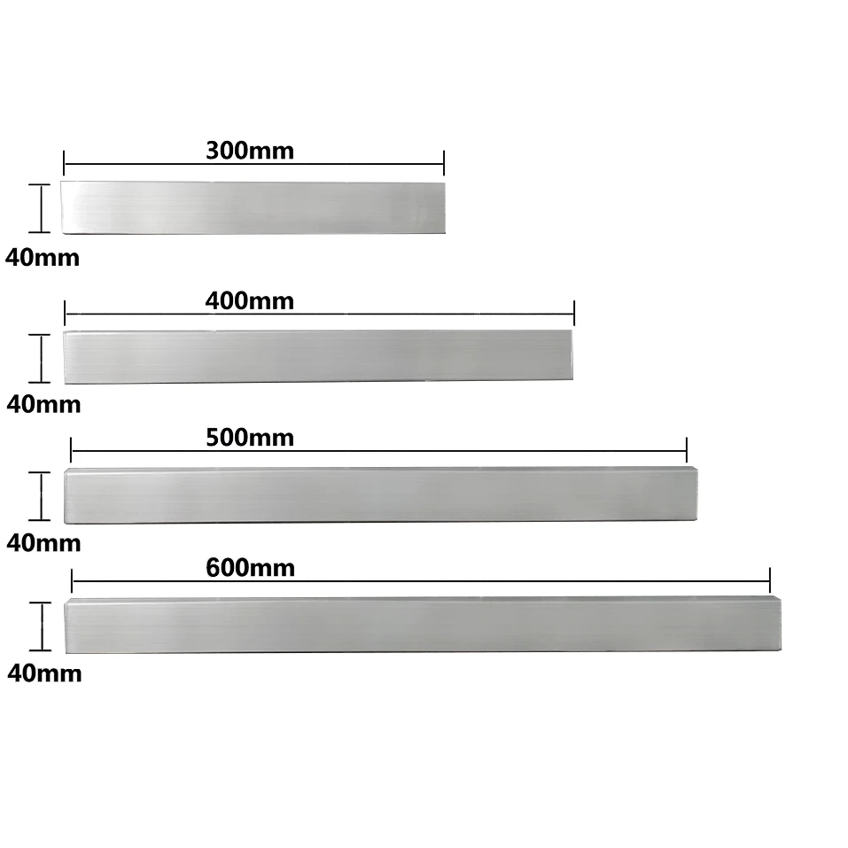 
 Регулируемый магнитный держатель для ножей, Модернизированный Магнитный 20 'магнит для ножа из нержавеющей стали  