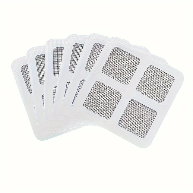 4 Inch Square Shower Drain Hair Catcher Stickers Shower Drain Cover Mesh Stickers