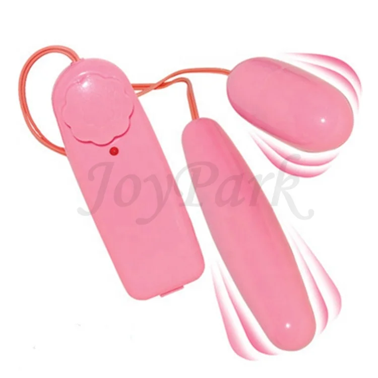 Sex Game Cheap Vibrating Mini Love Bullet Dual Egg Vibrator Remote Control  Vibrating Massage Male Masturbation Jump Egg