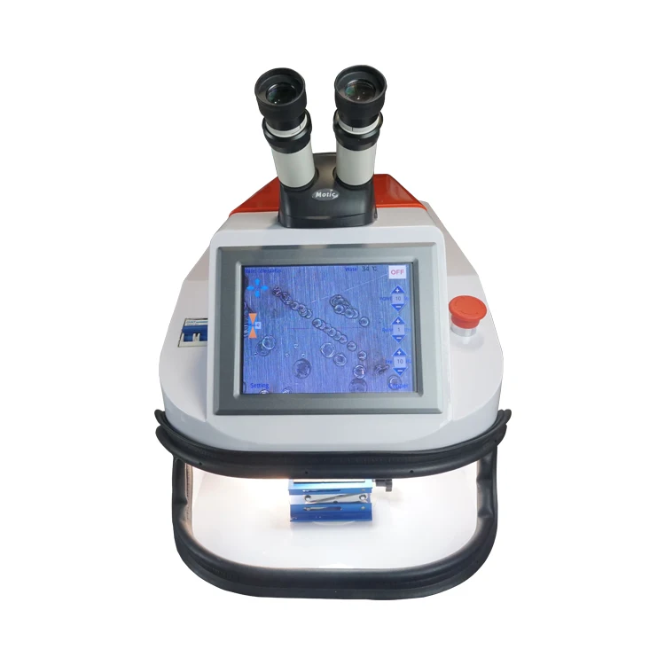 Compact Size Table Top Jewelry Welder for Gold Silver Steel Brass 150w Yag Laser Welding  Lcd Screen Microscope