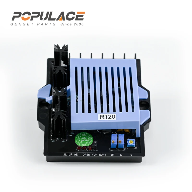 AVR for Power Generator R120 Diesel Generator Circuit Diagram AVR Digital Genset AVR Factory Price R120 supplier
