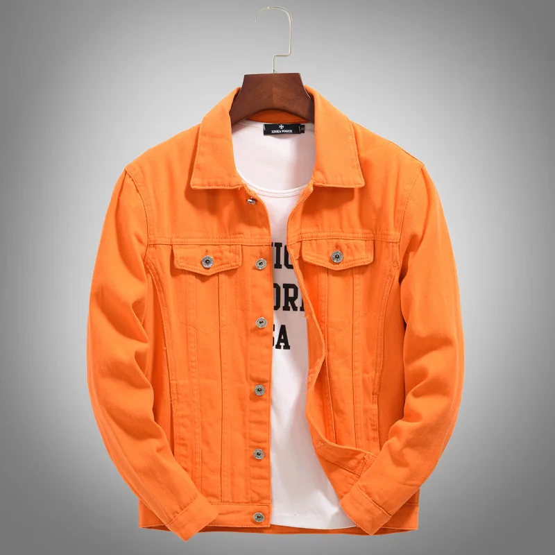 Men's Fur Collar Denim Jacket Polyramid Wool Inside Lining Warm Fashion Jacket for Men Jeans Men