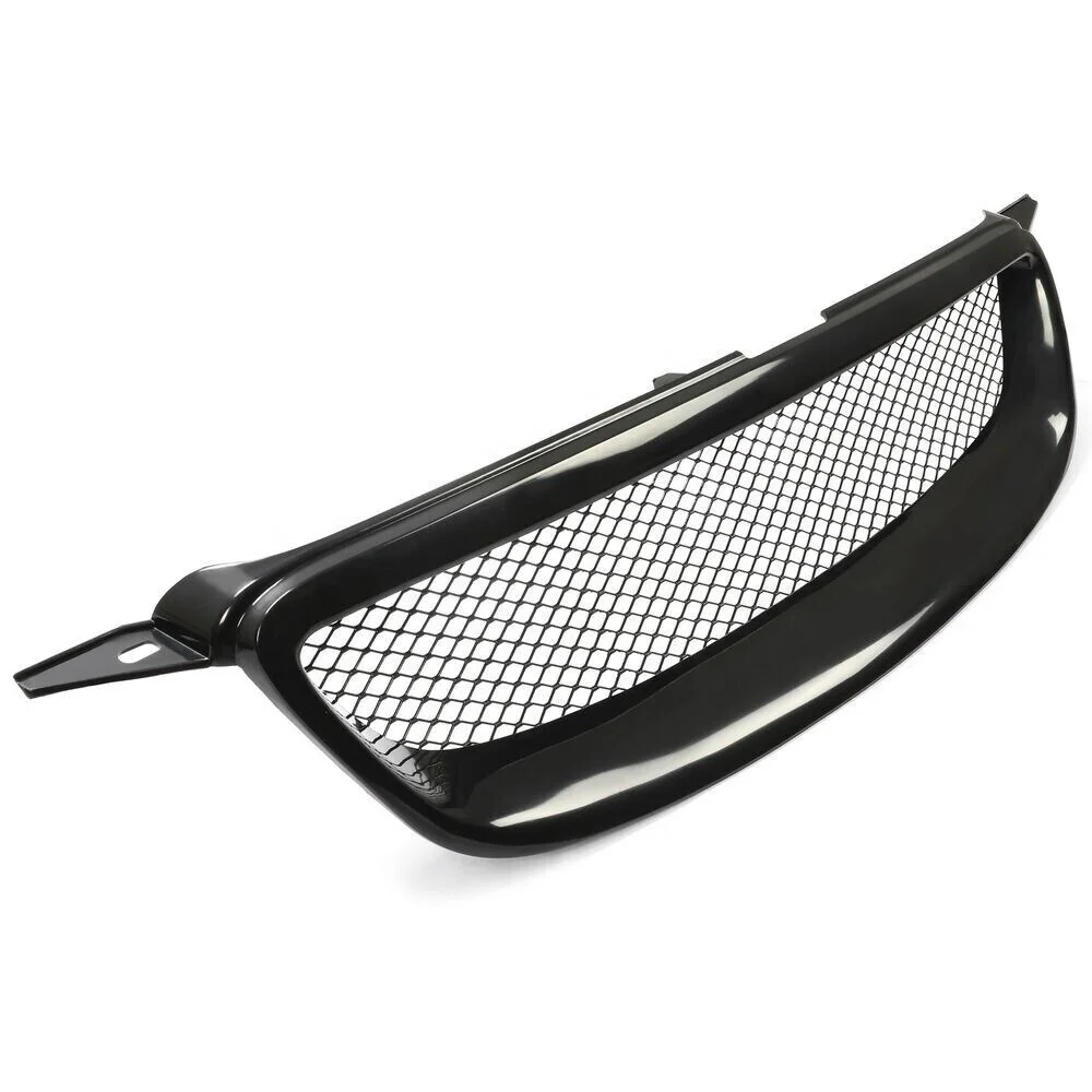 Saivis car body auto parts black mesh front bumper upper grille for TOYOTA corolla 2003-2007