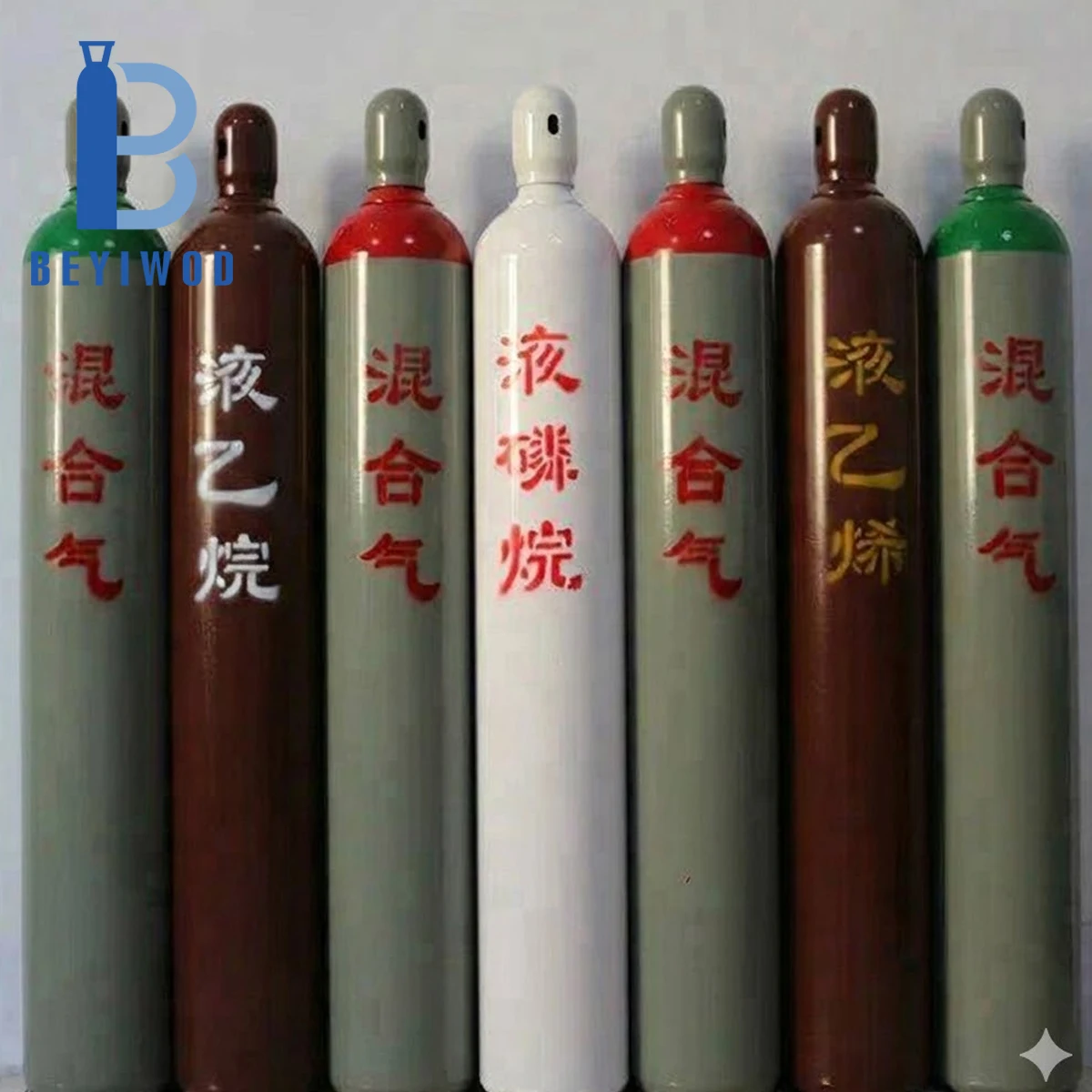 Промышленный сварочный газовый баллон на 40 л, 6 м³, аргоновый бесшовный стальной баллон, соответствует стандартам TPED/ISO