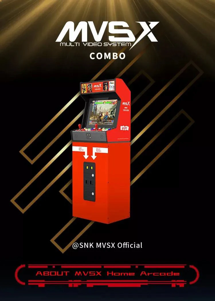 Neogeo Mvsx Home Arcade With 50 Preloaded Retro Games And