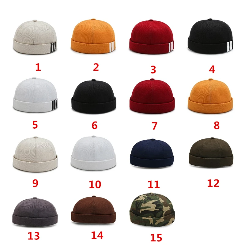 DDA677 Retro Street Dance Hip Hop Cap Beanies Skullcap