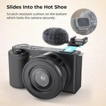 For SmallRig 3526 Cold Shoe Adapter for Sony ZV-1F / ZV-E10 / ZV-1 / ZV-E1 / ZV-1 II Wind Muff Windshield Light Camera Flash detail image