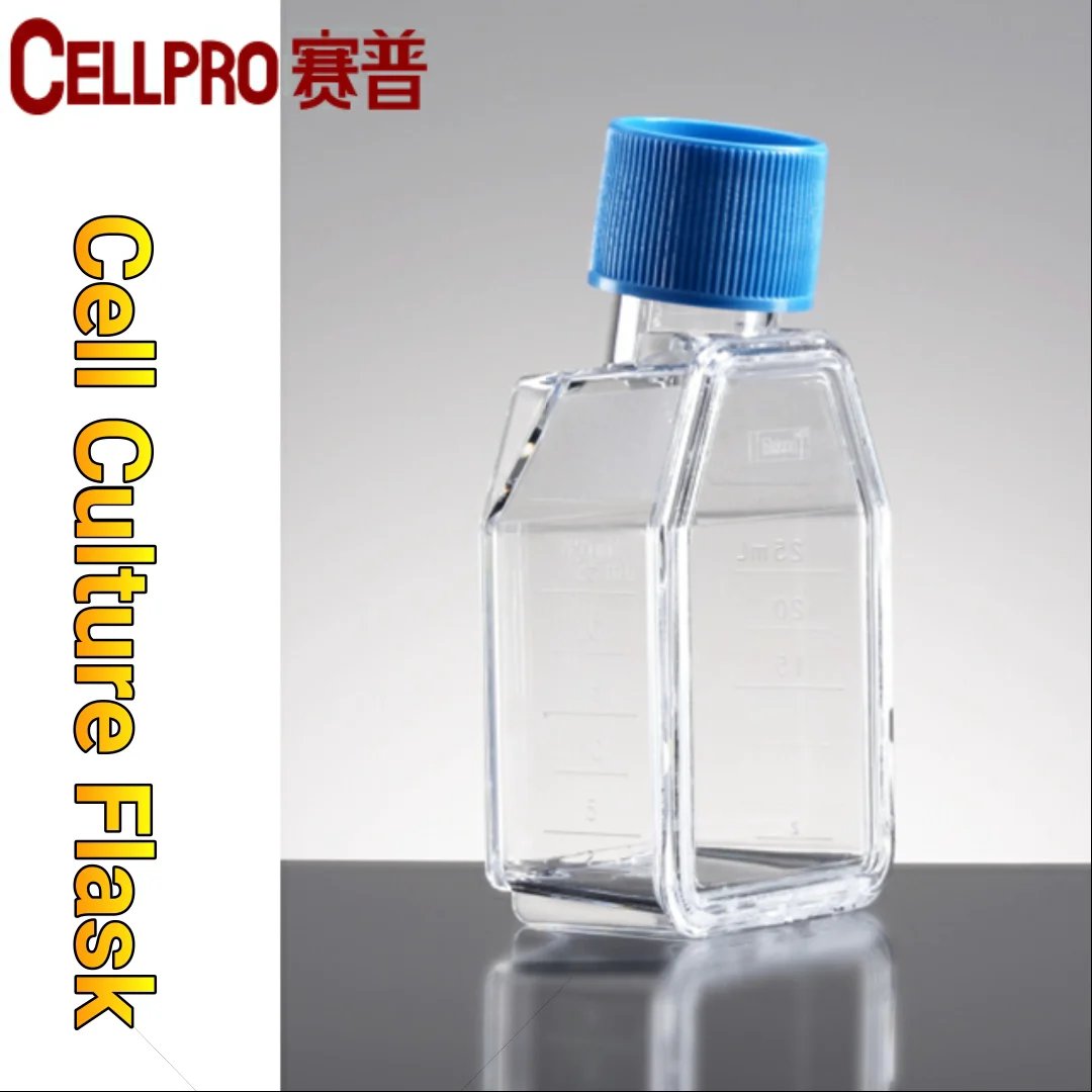 Disposable Plastic Lab Use Surface Adherent Tissue Cell Culture Flask