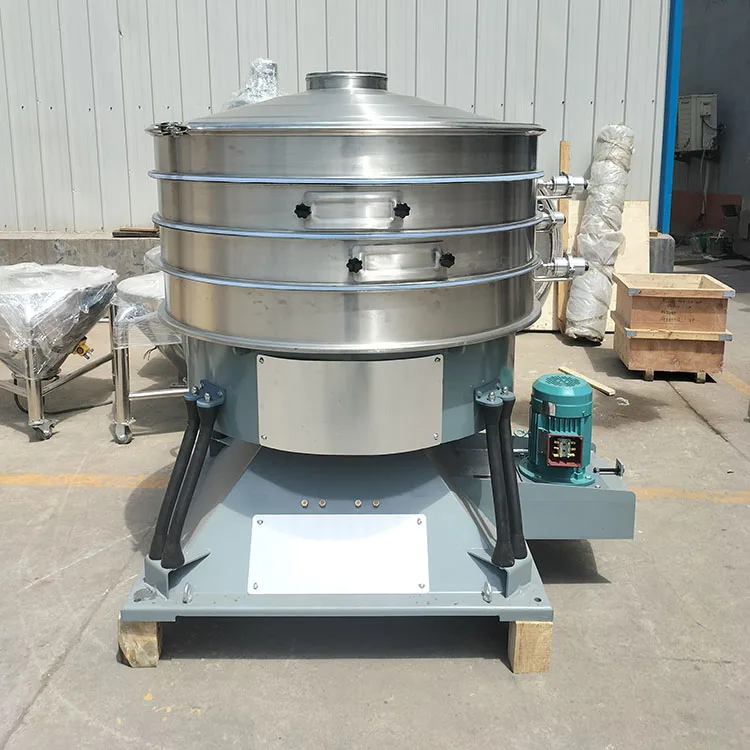 Food Additive Vibrating Screen Raw Material Screening 304 Stainless ...