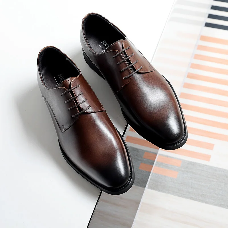 New Fashion Design Formal Dress Shoes Men's Genuine Leather Dress Men Shoes  Premium Quality Office Shoes for Men
