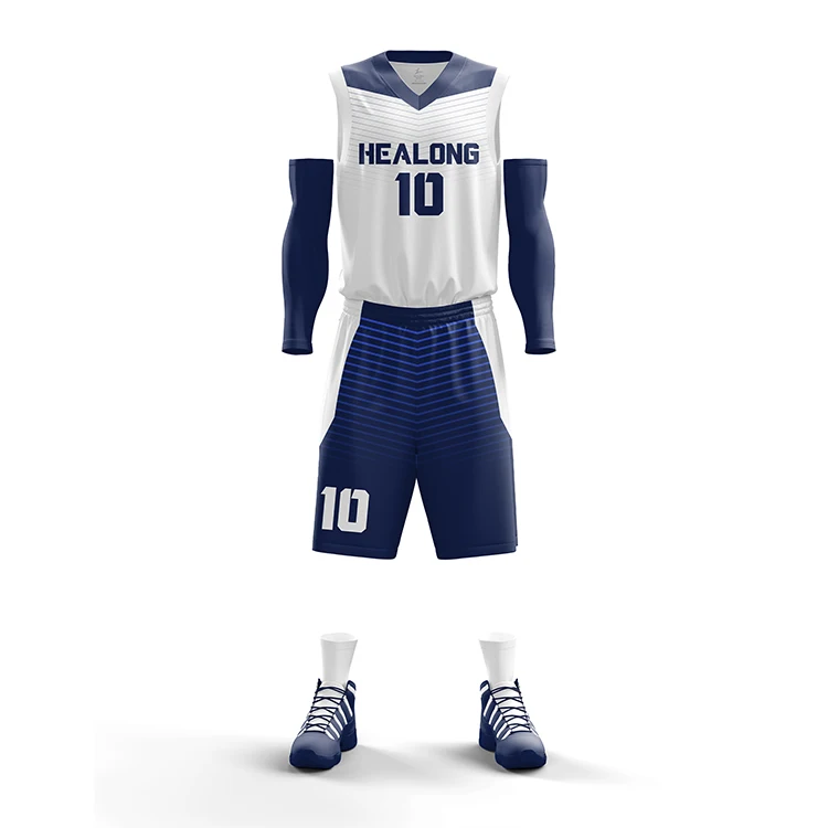 inkjet pattern basketball jersey blue and white basketball uniform custom  basketball shirt - AliExpress