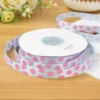 Light Blue with Pink Floral Pattern