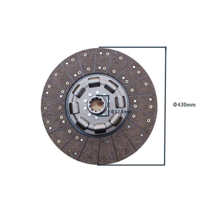 DZ93189160307 430mm truck clutch disc and plate for Shaman F3000 