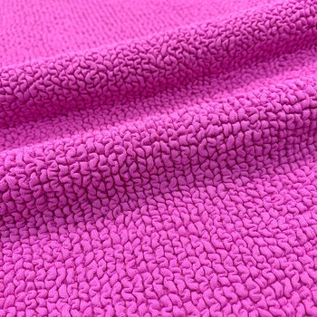 Hot selling customized color Good stretch Seersucker Crinkle Fabric for swimwear