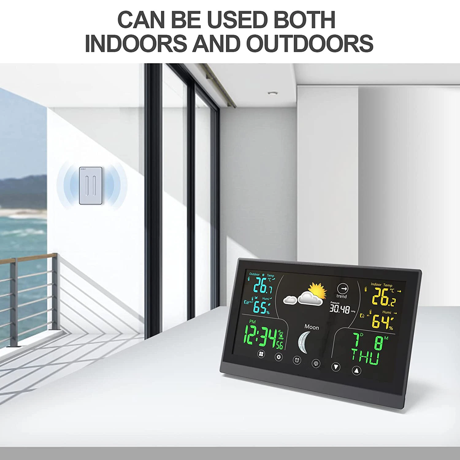 Best Home Weather Station With Color Screen Barometer Hygrometer High