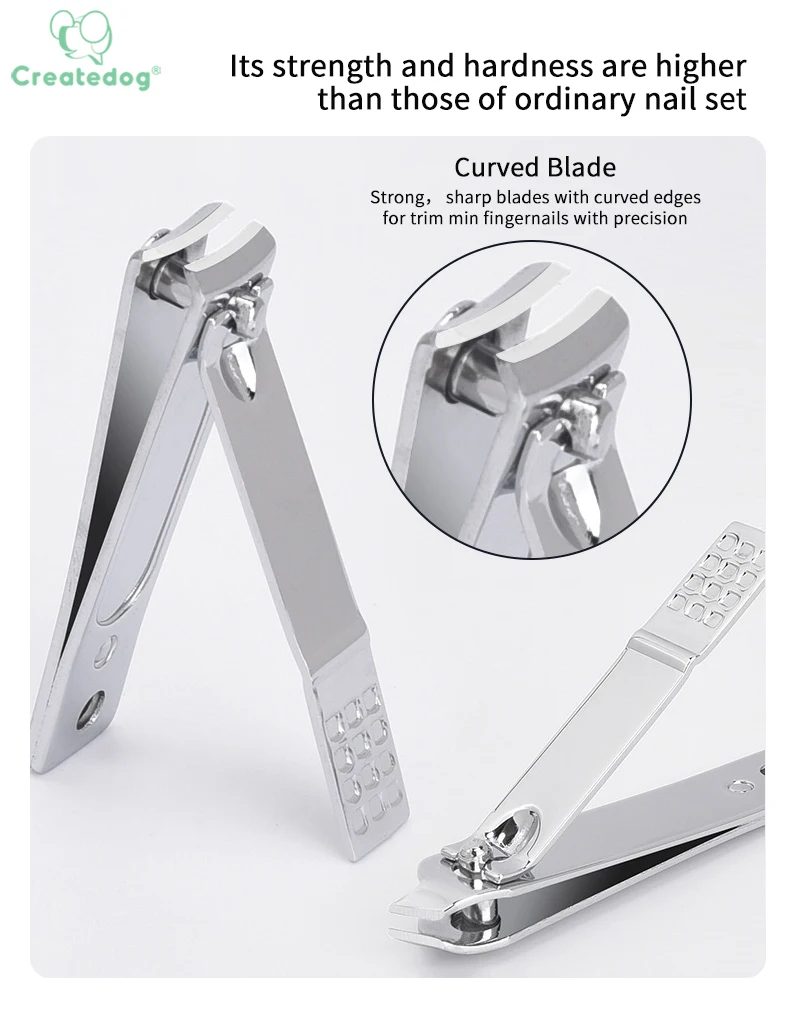 7pcs Manicure Pedicure Set Stainless Steel Beauty Personal Nail Care