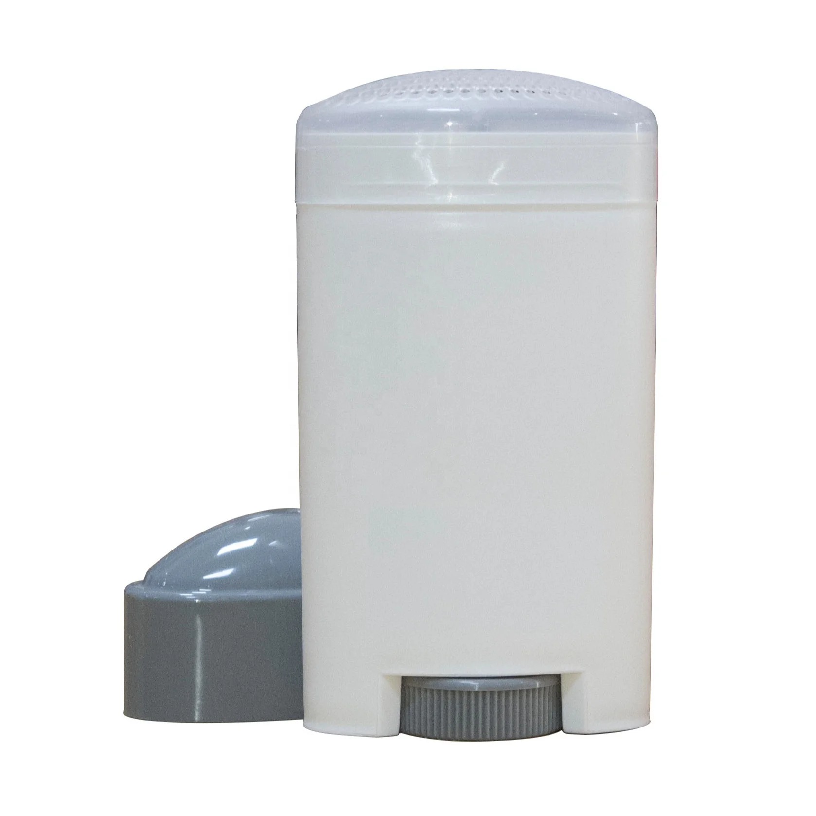 Oem Odm Top Filling Empty Custom Color Print Plastic Pp Twist Up Oval Deodorant Gel Container