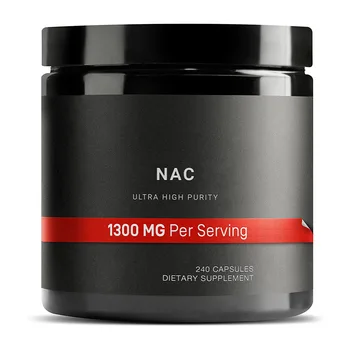 Private Label OEM/ODM NAC N-Acetyl Cysteine Capsules Supplement 1300mg NAC Powder NAC Capsules