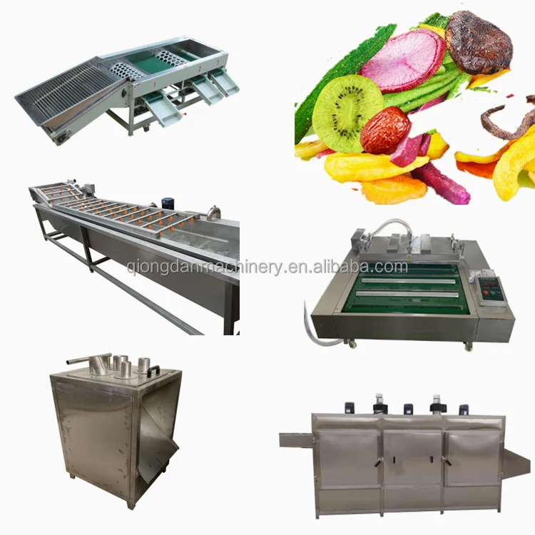 Automatic Star Fruit and Vegetable Dehydration Plant Dried Fruits Dehydrated Vegetables Drying Processing Line Production