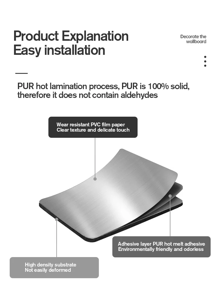 Bamboo Charcoal Wood Veneer Wall Panel Decorative Background Bamboo