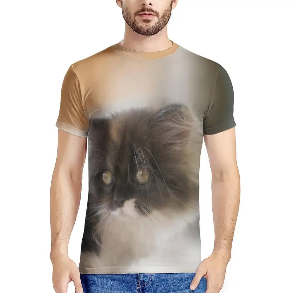 Print T-shirt Gym Sports Tee Shirt 