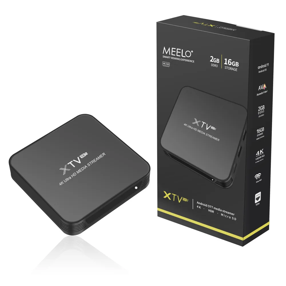 Xtv Se2 Android 11 Tv Box Meelo Plus Xtv Se2 Smart Amlogic S905w2 4k