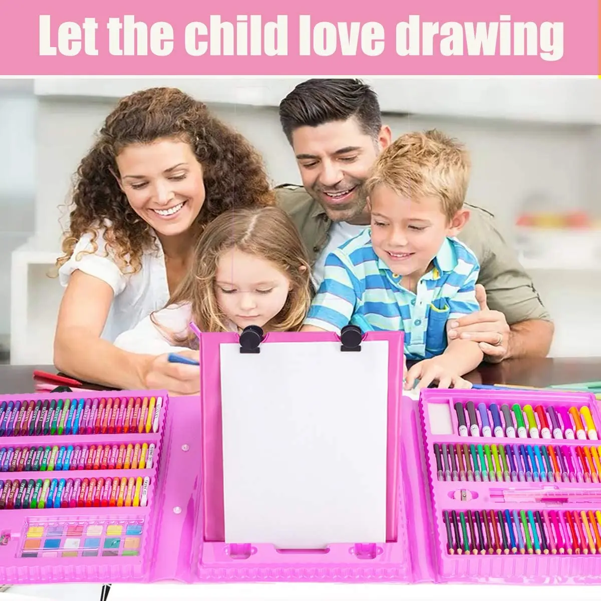 145 Pieces Art Kit for Kids, Children Drawing Colouring Set for Kids Boys  Girls, Portable Aluminum Case Art Kit (Unicorn Pink) : Amazon.in: Toys &  Games